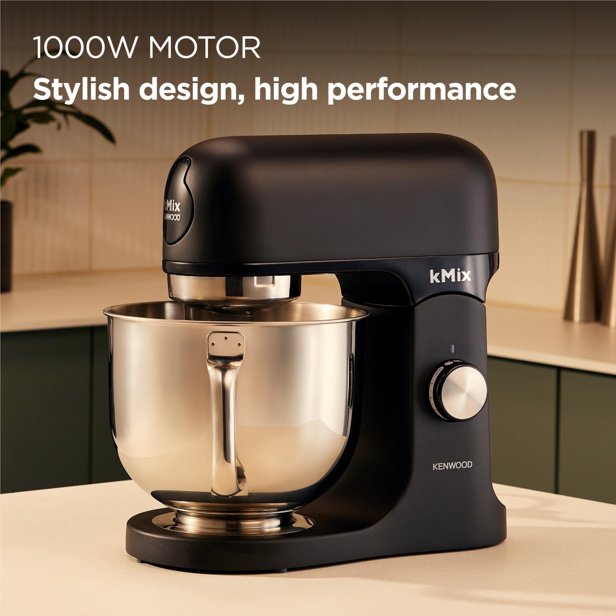 Kenwood KMX751 kMix Stand Mixer (Sleek Black)