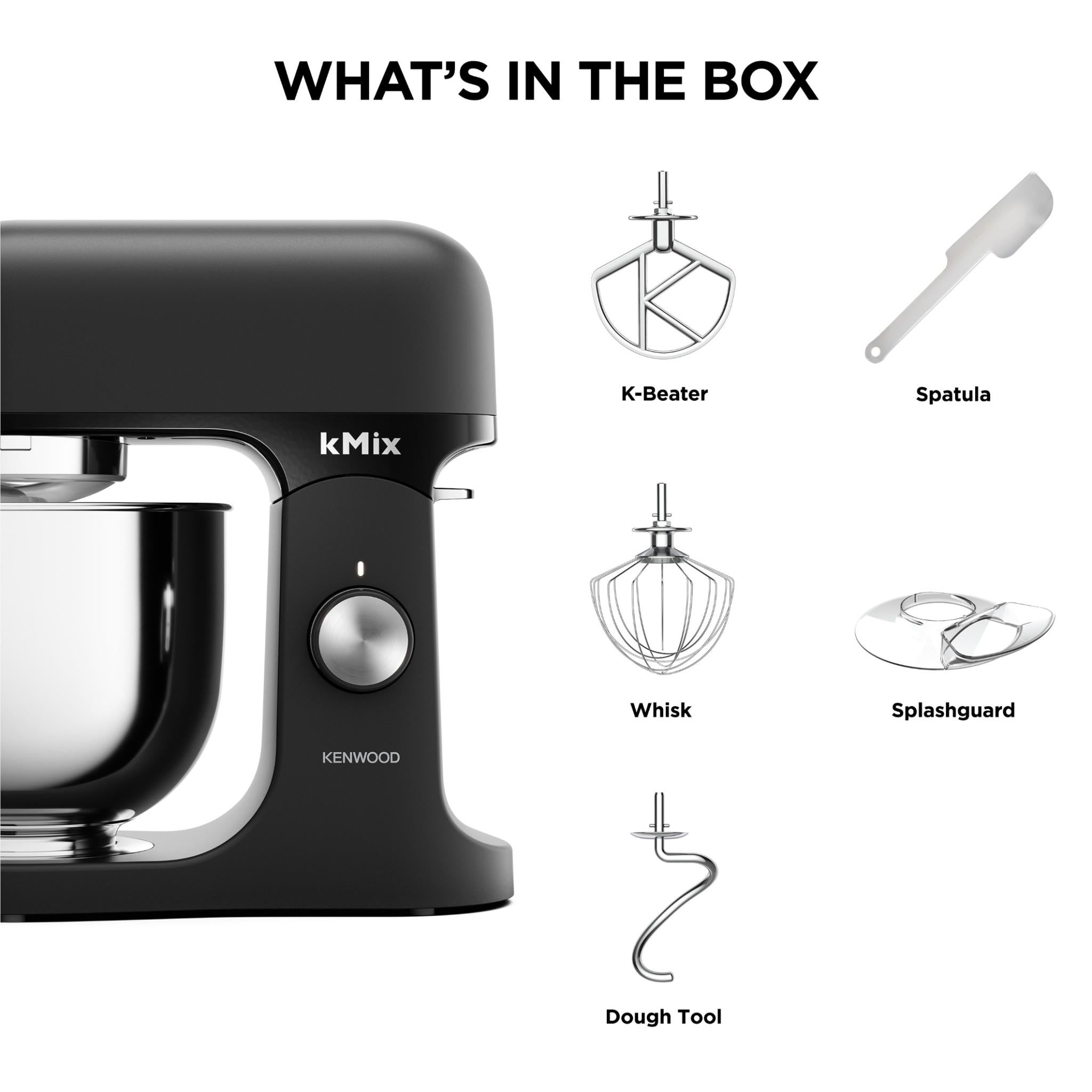 Kenwood KMX751 kMix Stand Mixer (Sleek Black)