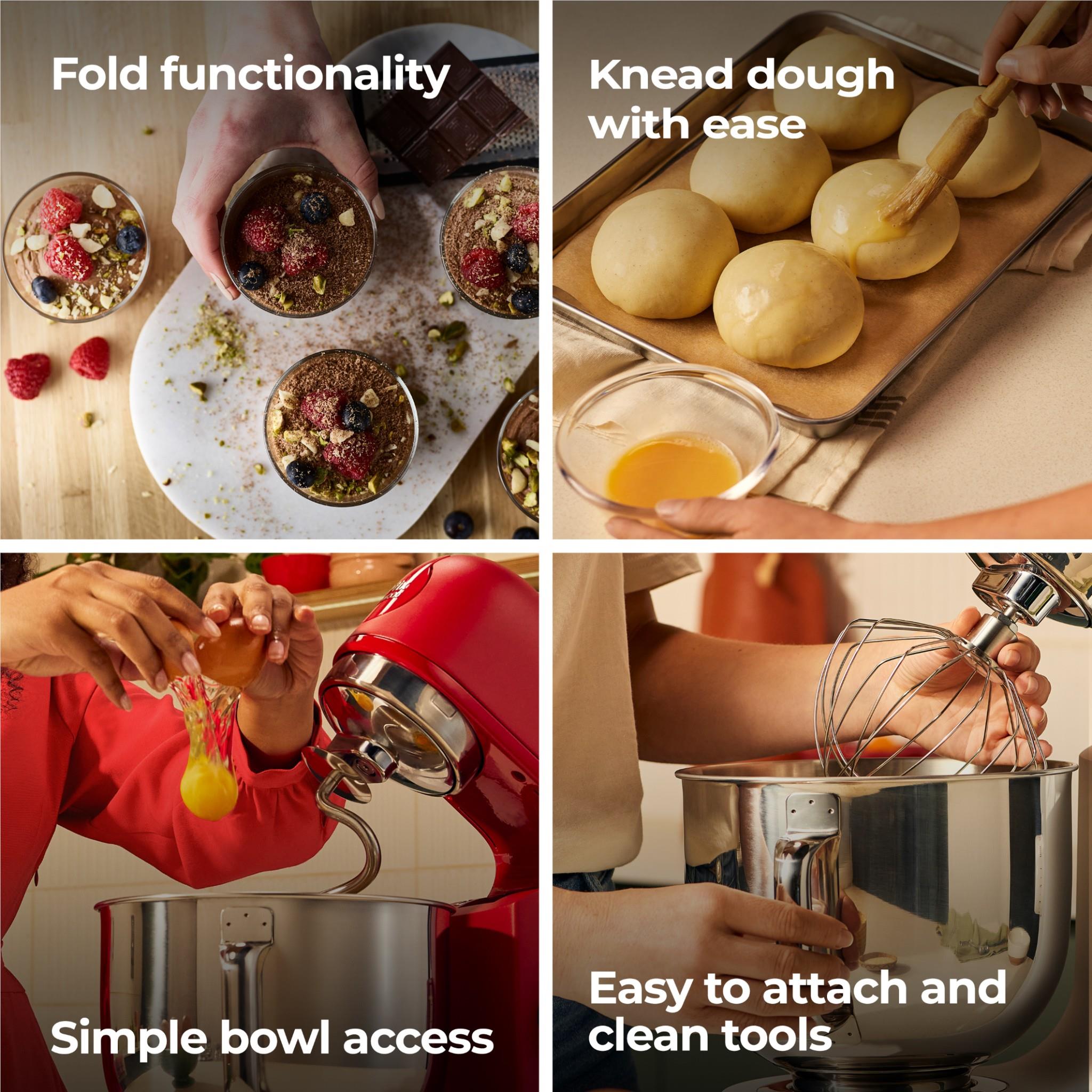 Kenwood KMX751 kMix Stand Mixer (Sleek Red)