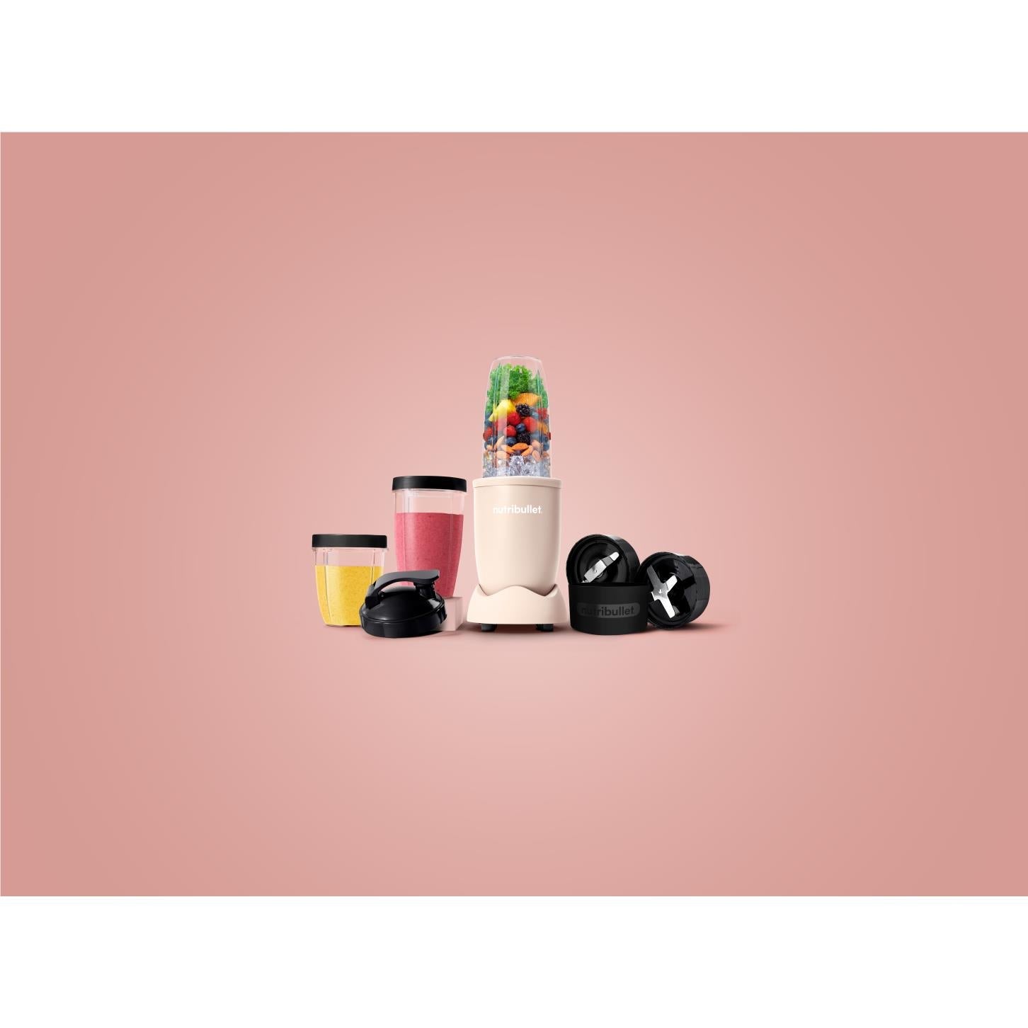 NutriBullet 1000W Mega Pack Blender (Blush)