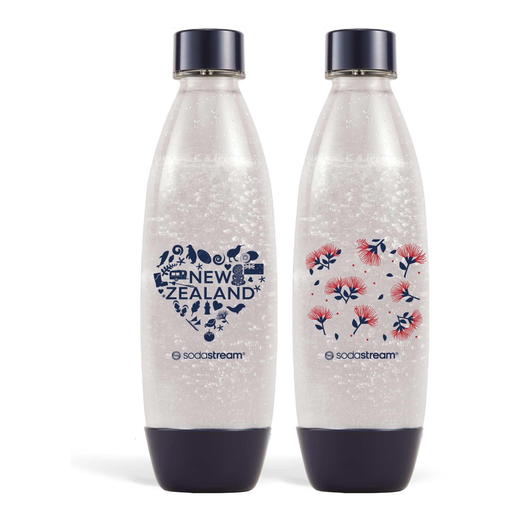 SodaStream 1L Fuse Bottle Twin Pack (Kiwiana Edition)