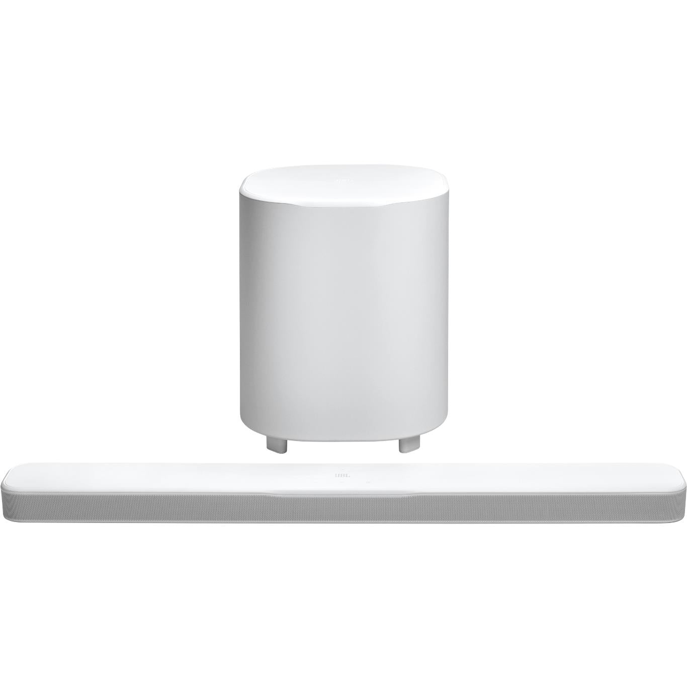 JBL BAR 500 MK2 5.1 channel soundbar system with Dolby Atmos (White)