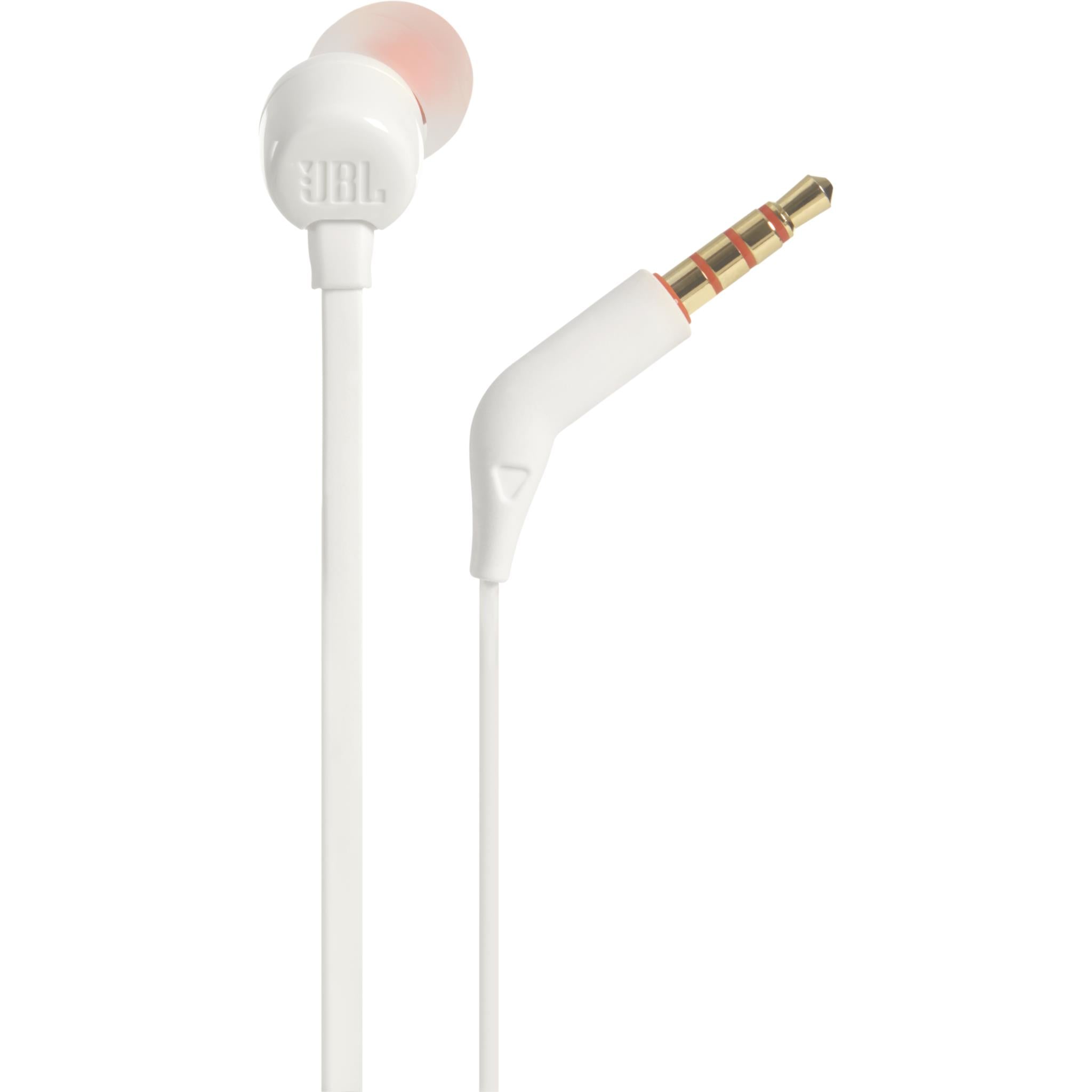 JBL Tune110 In-ear Headphones (White)