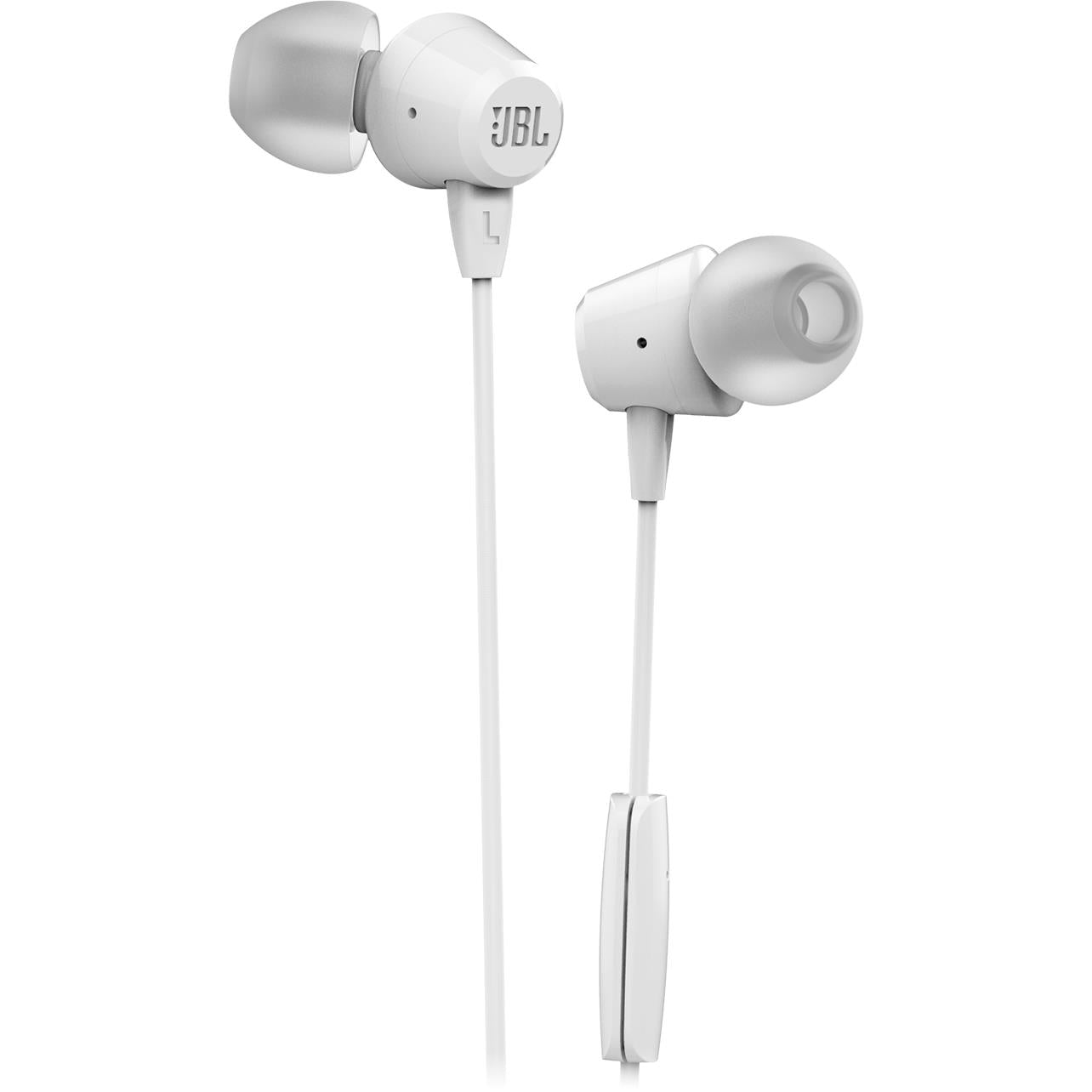 JBL C50HI In-ear Headphones (White)