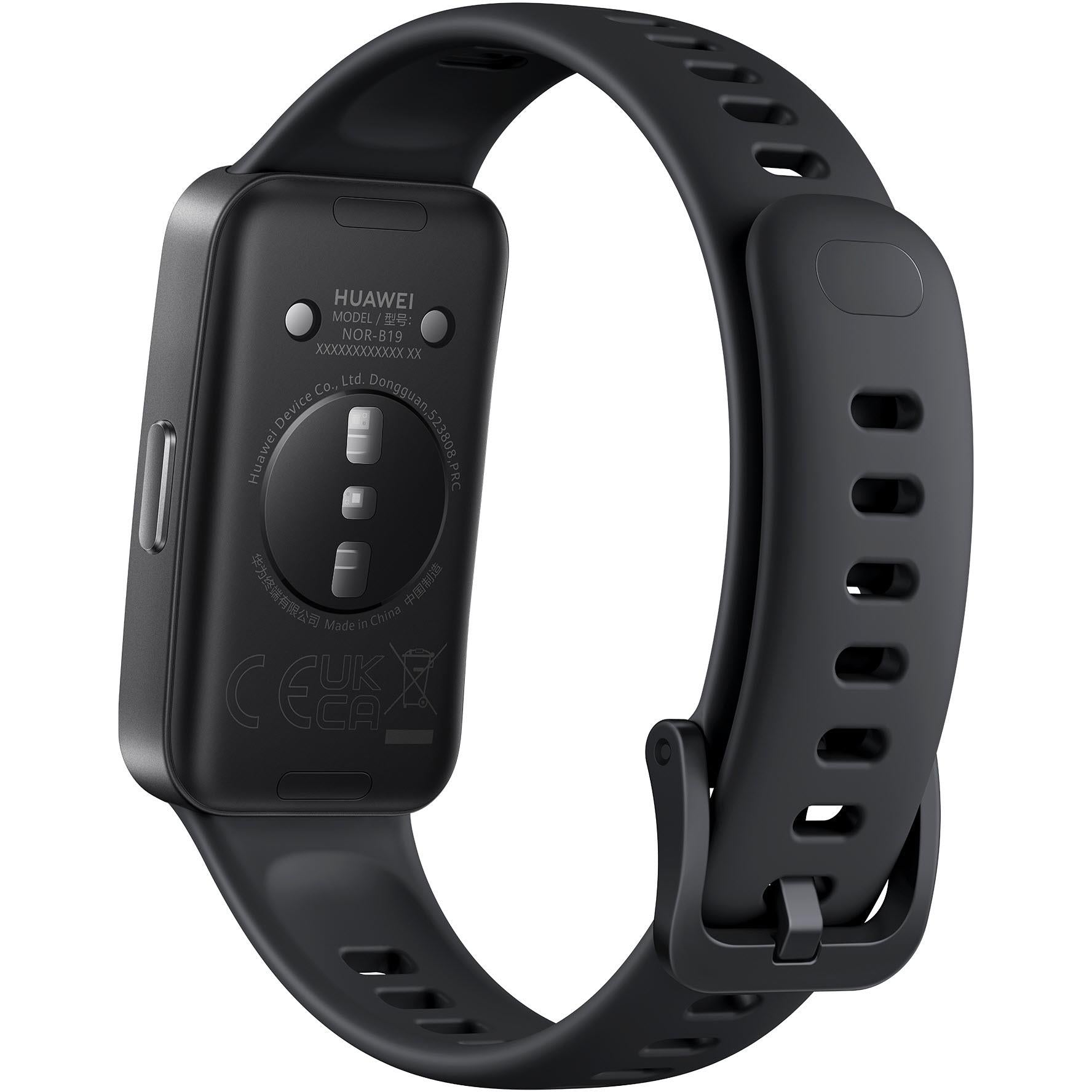Huawei Band 10 Fitness Tracker Watch (Black - Silicon Bezel)