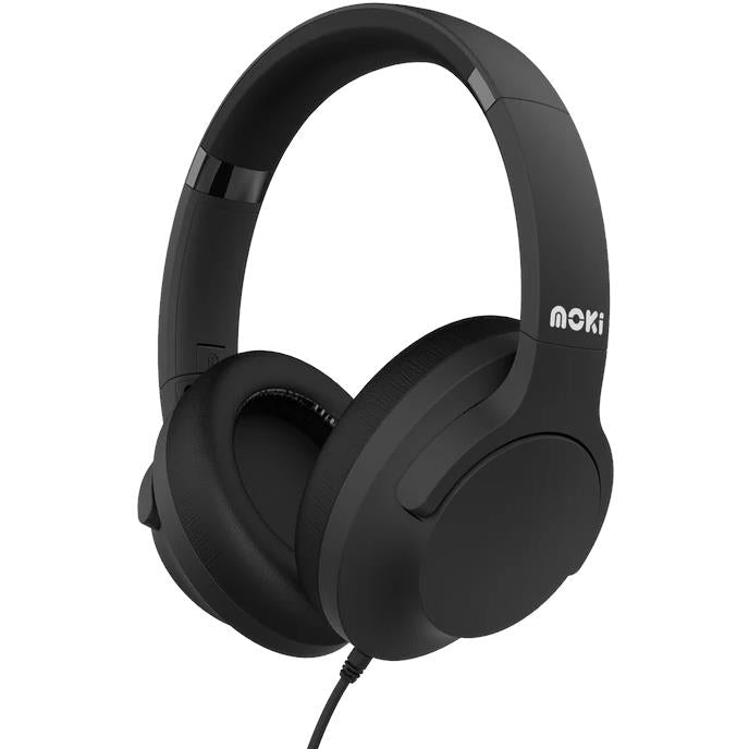 Moki Type-C Connect Headphones with Inline Mic & Control (Black)