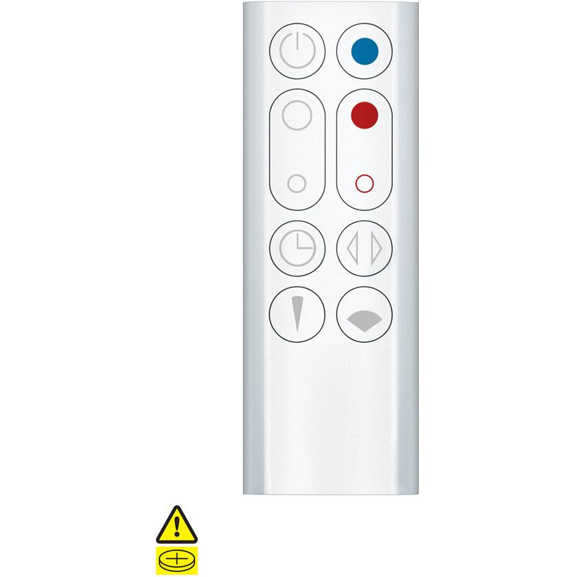 Dyson AM09 Hot+Cool Fan Heater (White/Silver)