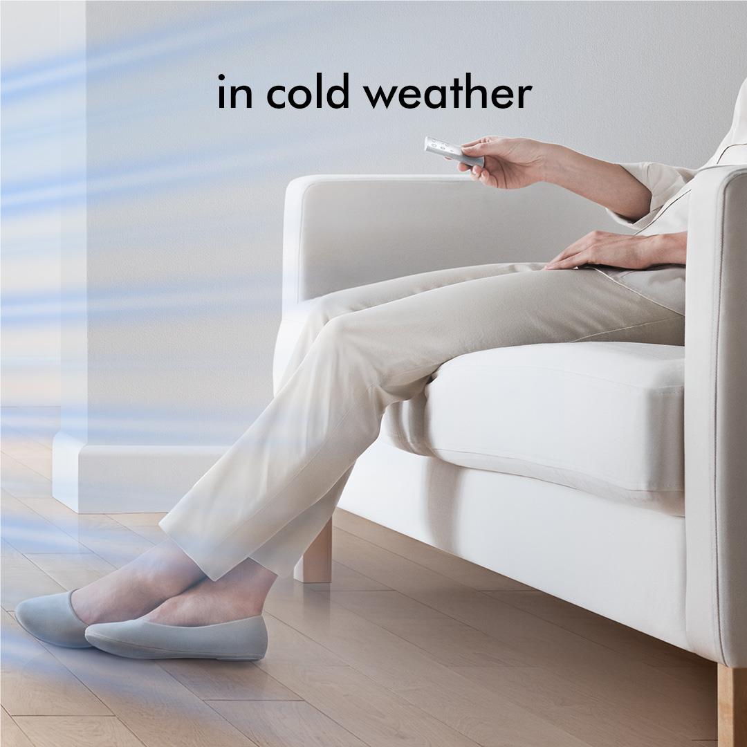 Dyson AM09 Hot+Cool Fan Heater (White/Silver)