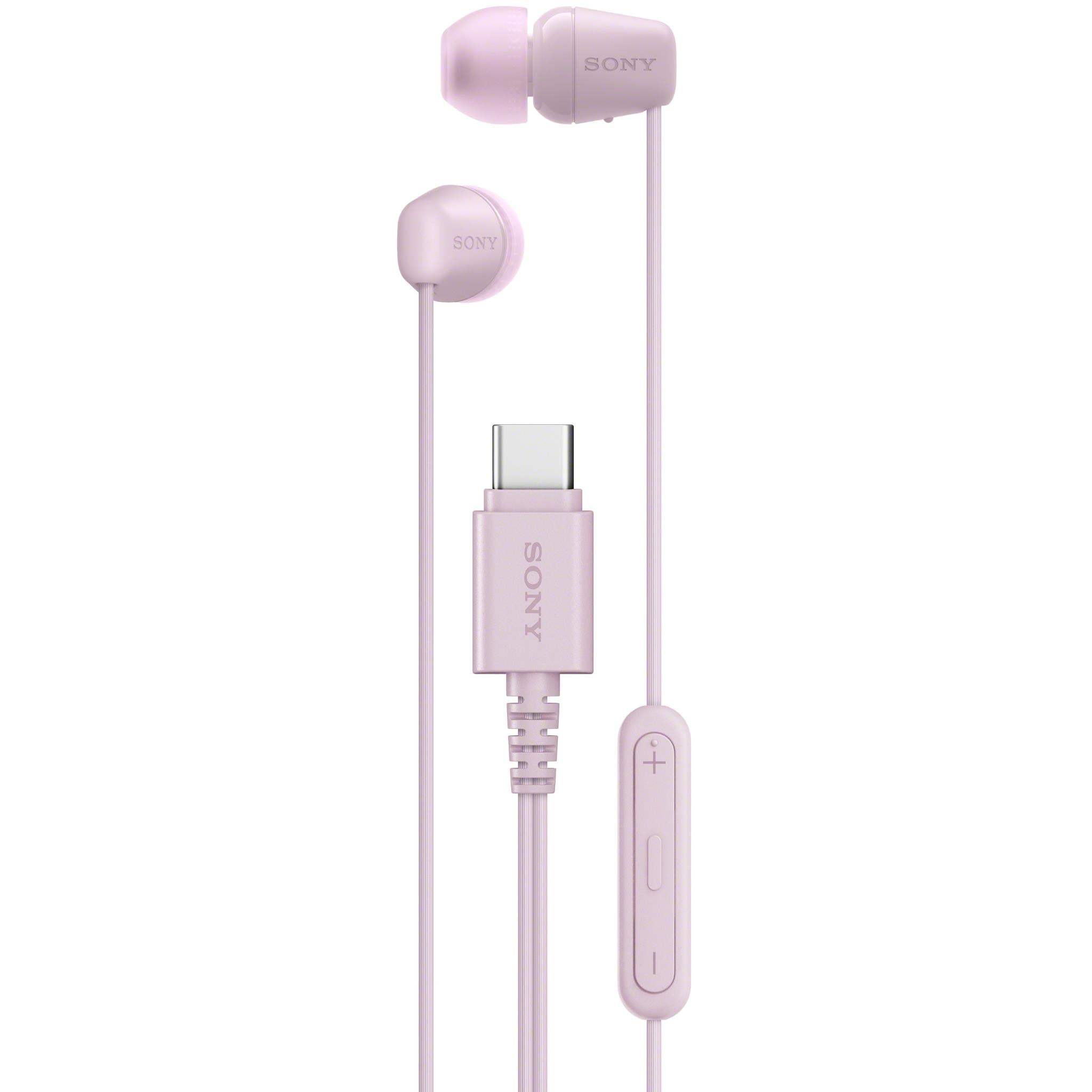 Sony IER-EX15C In-ear Headphones with USB-C (Pink)
