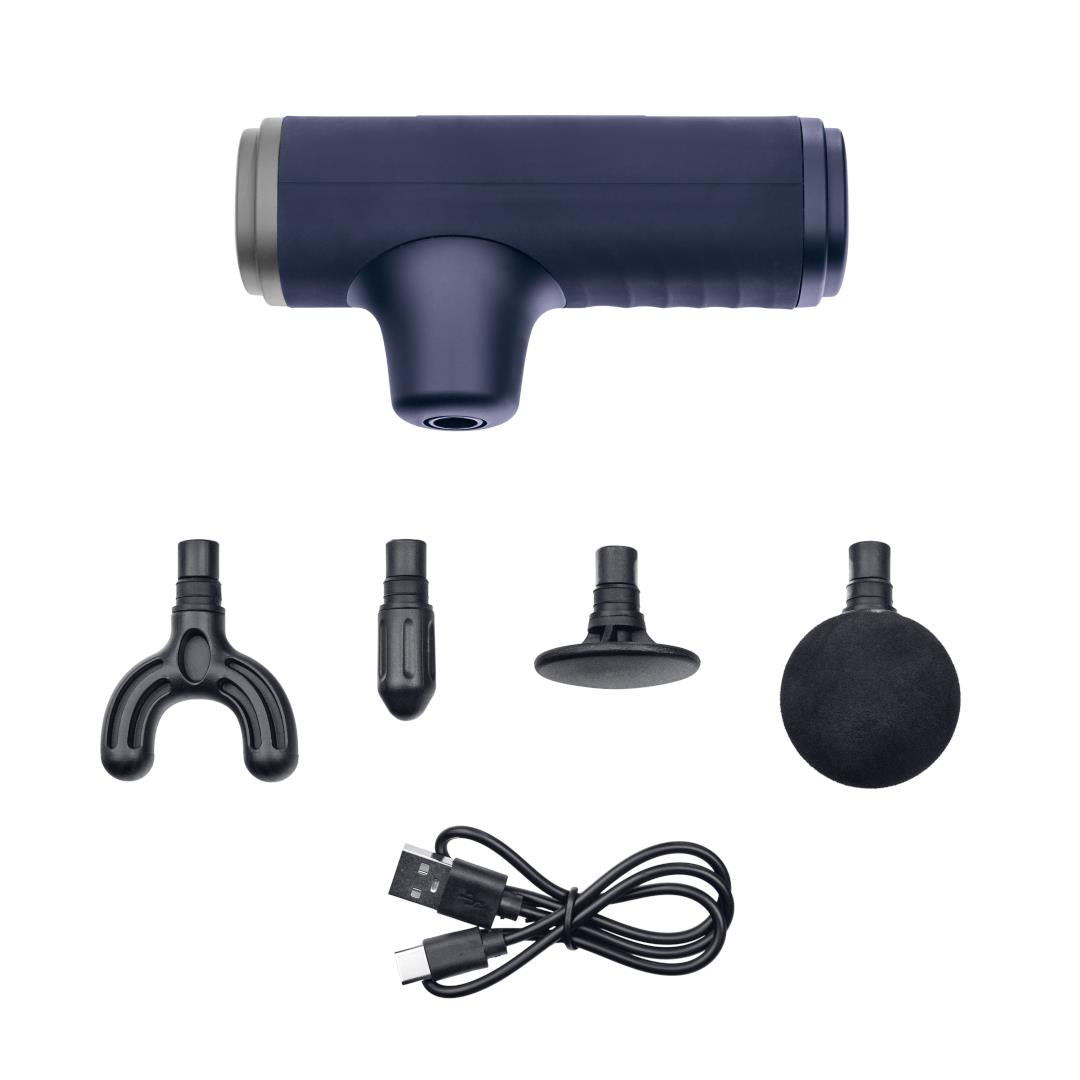Homedics Relief Percussion Massage Gun (Blue)