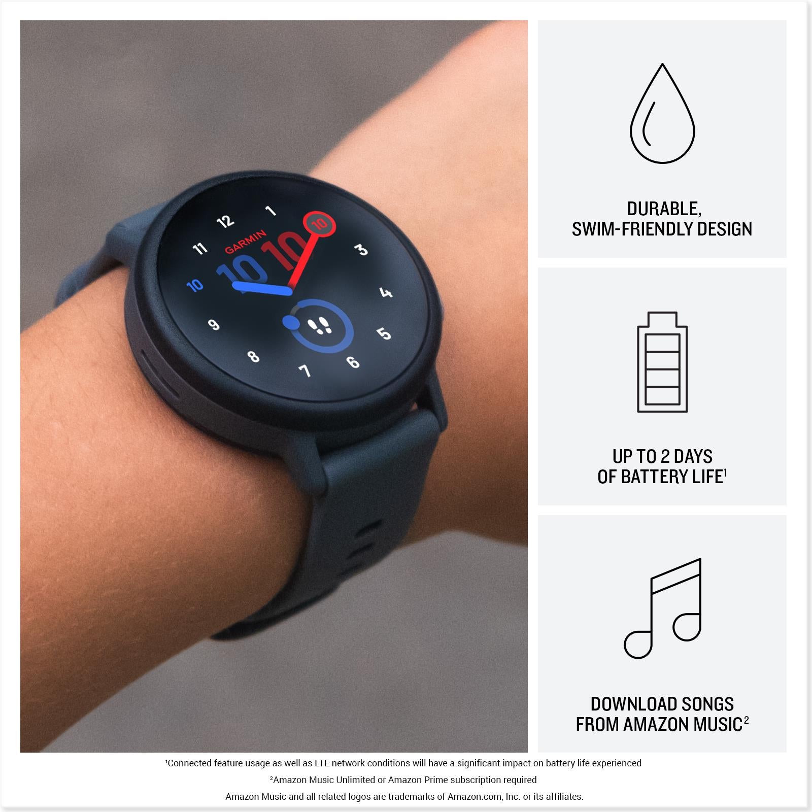 Garmin Bounce 2 Kids Smartwatch (Light Purple)