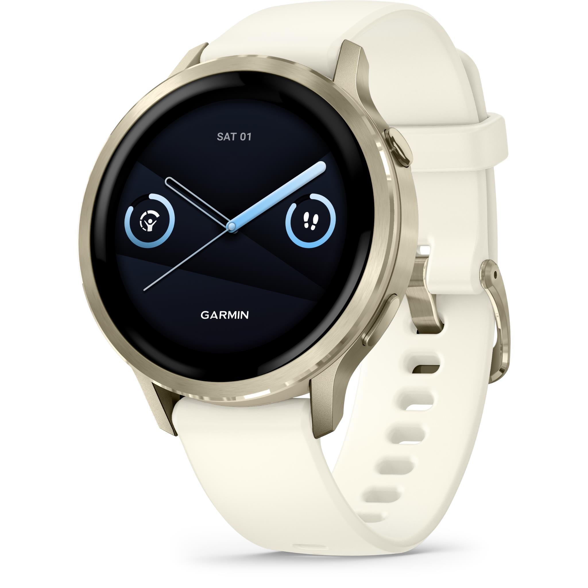 Garmin Venu 4 41mm Smartwatch (Lunar Gold with Bone Band)