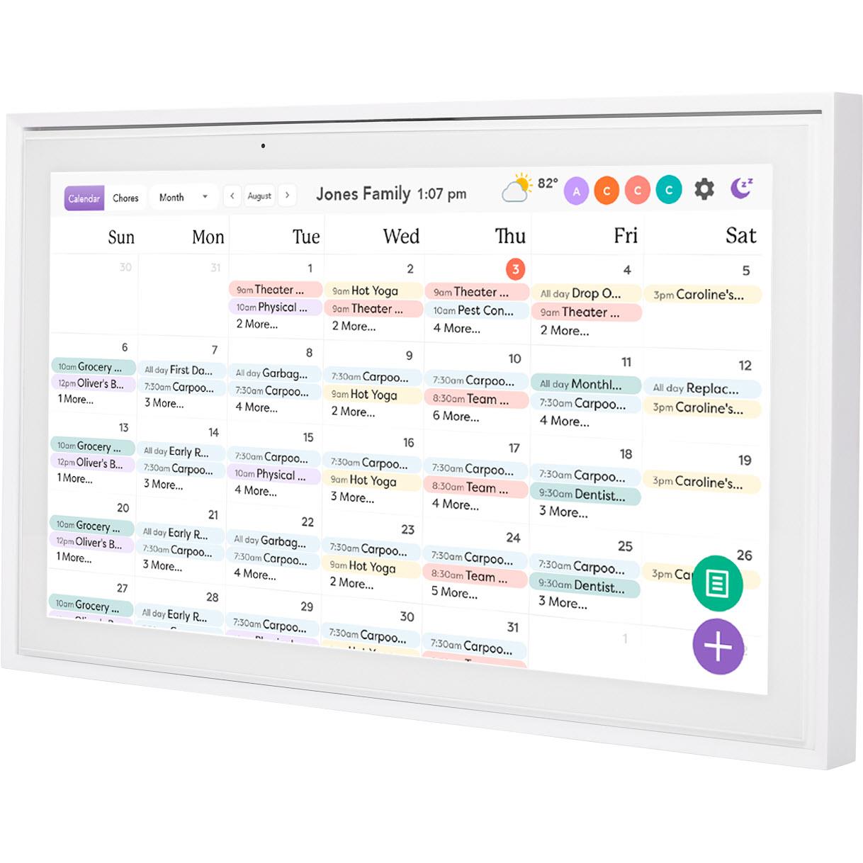 Skylight 15" Smart Family Calendar (White)