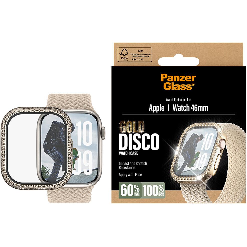 Panzer Fullbody Screen Protector for Apple Watch 11/10 46mm (Gold)