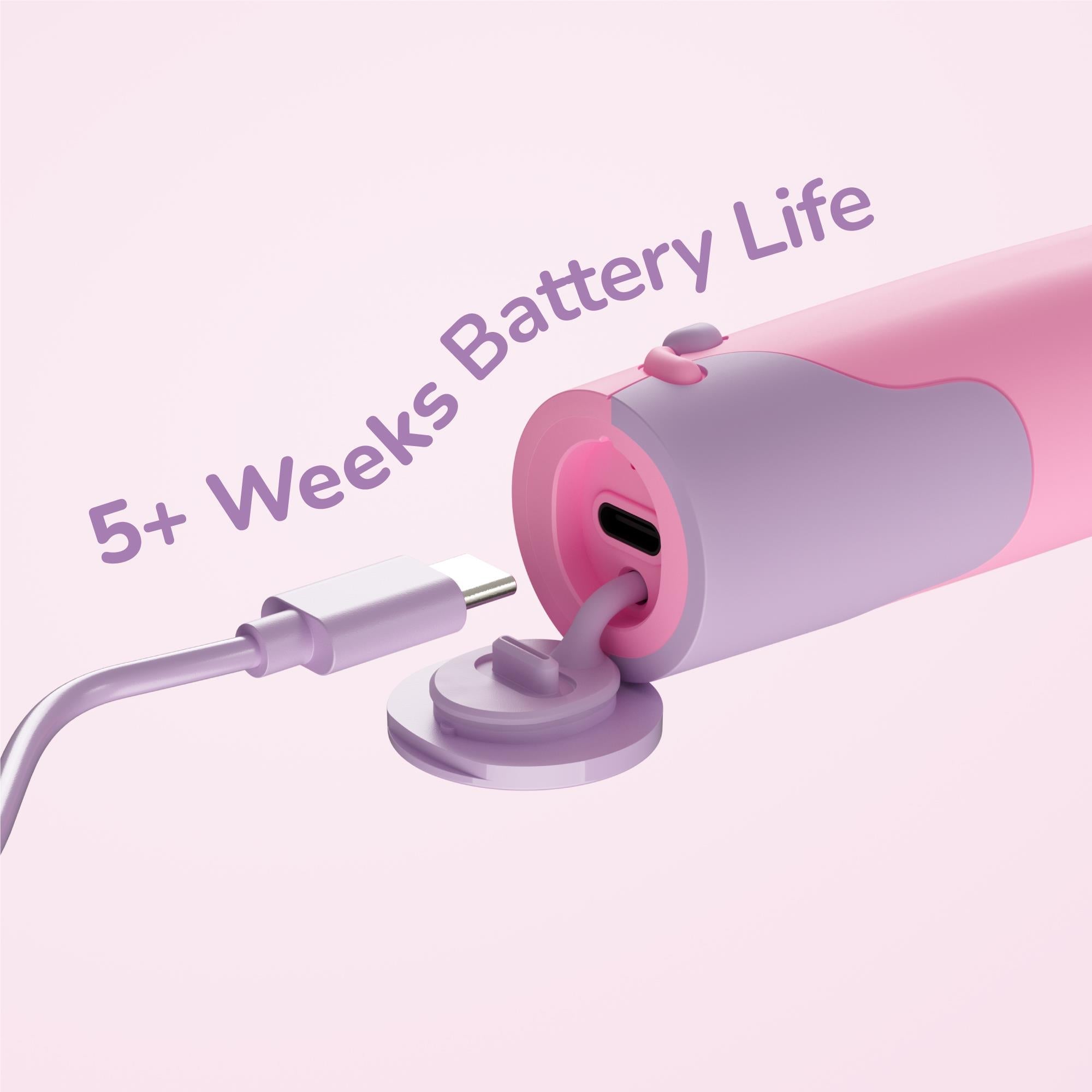 Ordo Sonic Kids Squishmallows Rechargeable Electric Toothbrush (Squish Patty)