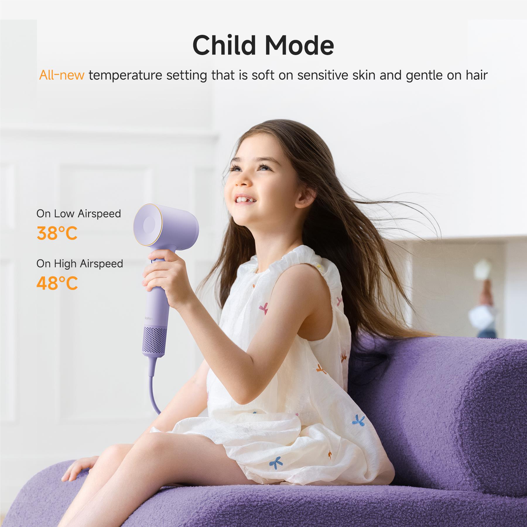 Laifen SE 2 High Speed Hair Dryer (Pastel Purple)