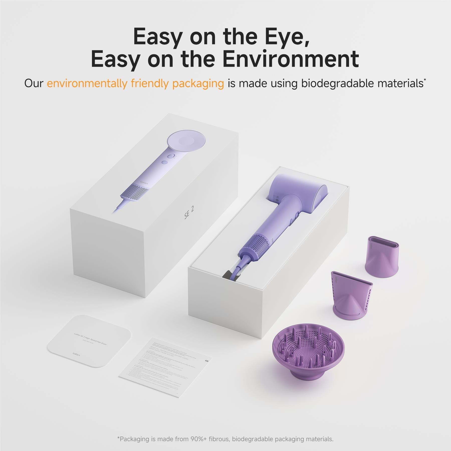 Laifen SE 2 High Speed Hair Dryer (Pastel Purple)