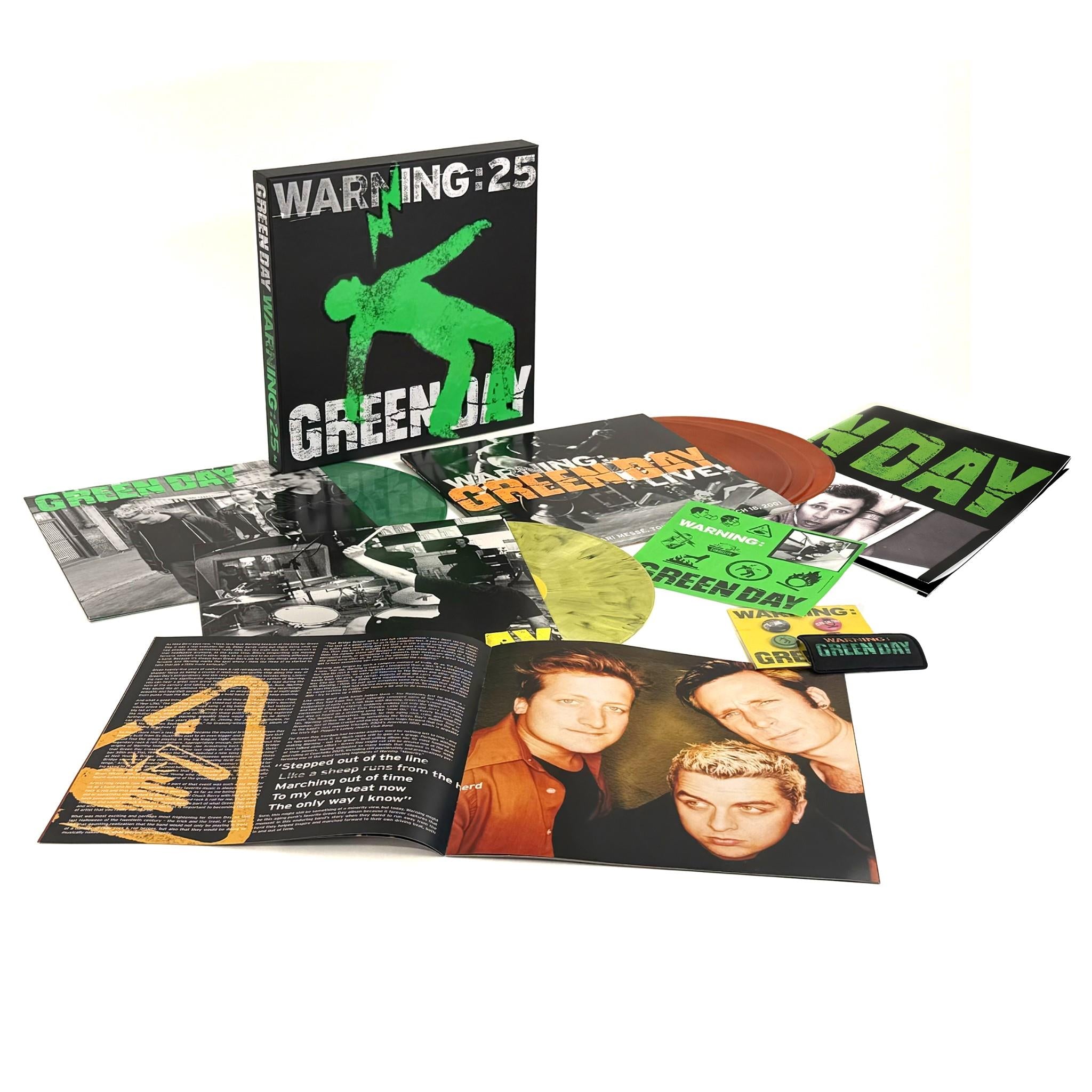 Warning: 25 (Deluxe Ediiton Vinyl Box Set) - By: Green Day