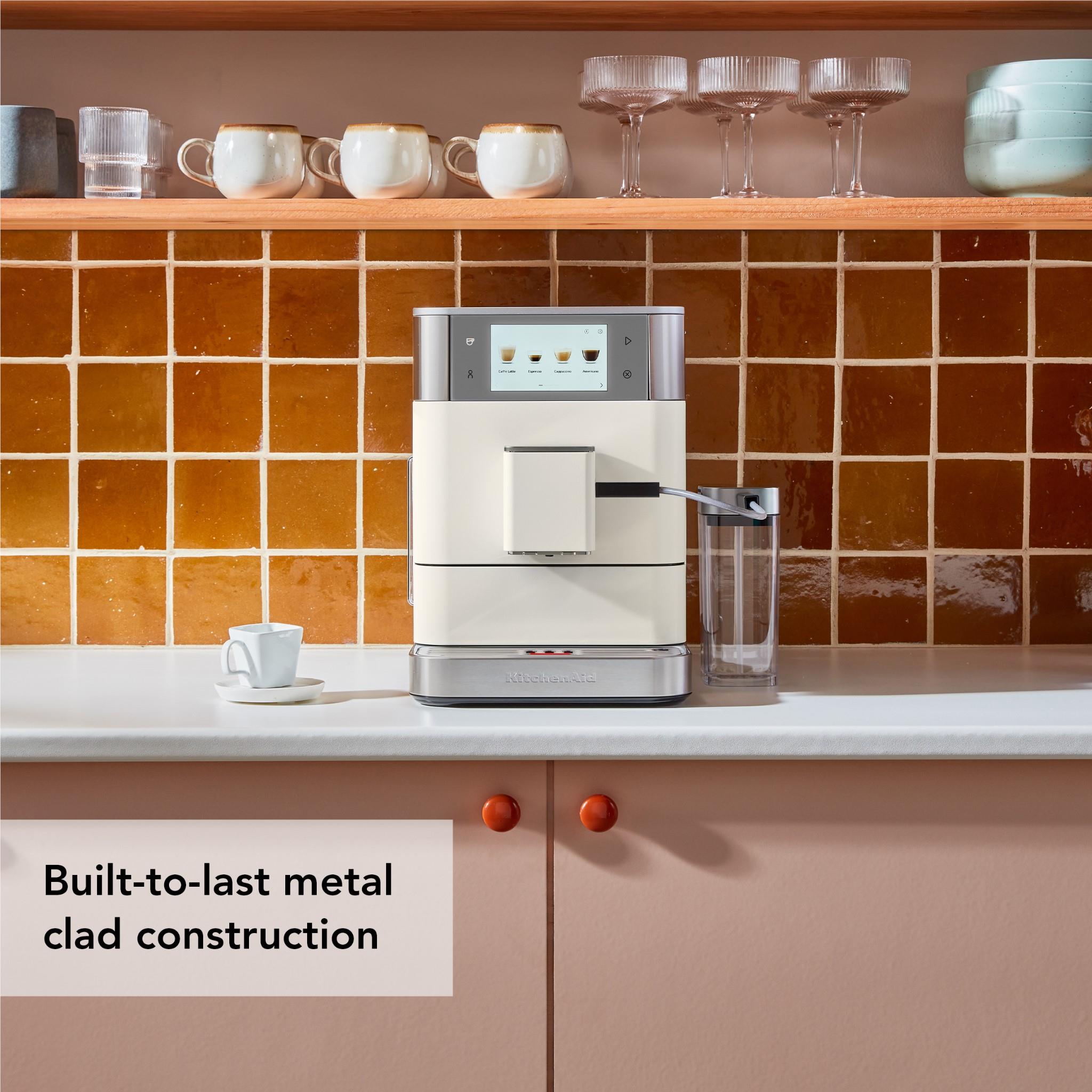 KitchenAid KF8 Fully Automatic Espresso Machine with Milk Container (Porcelain)