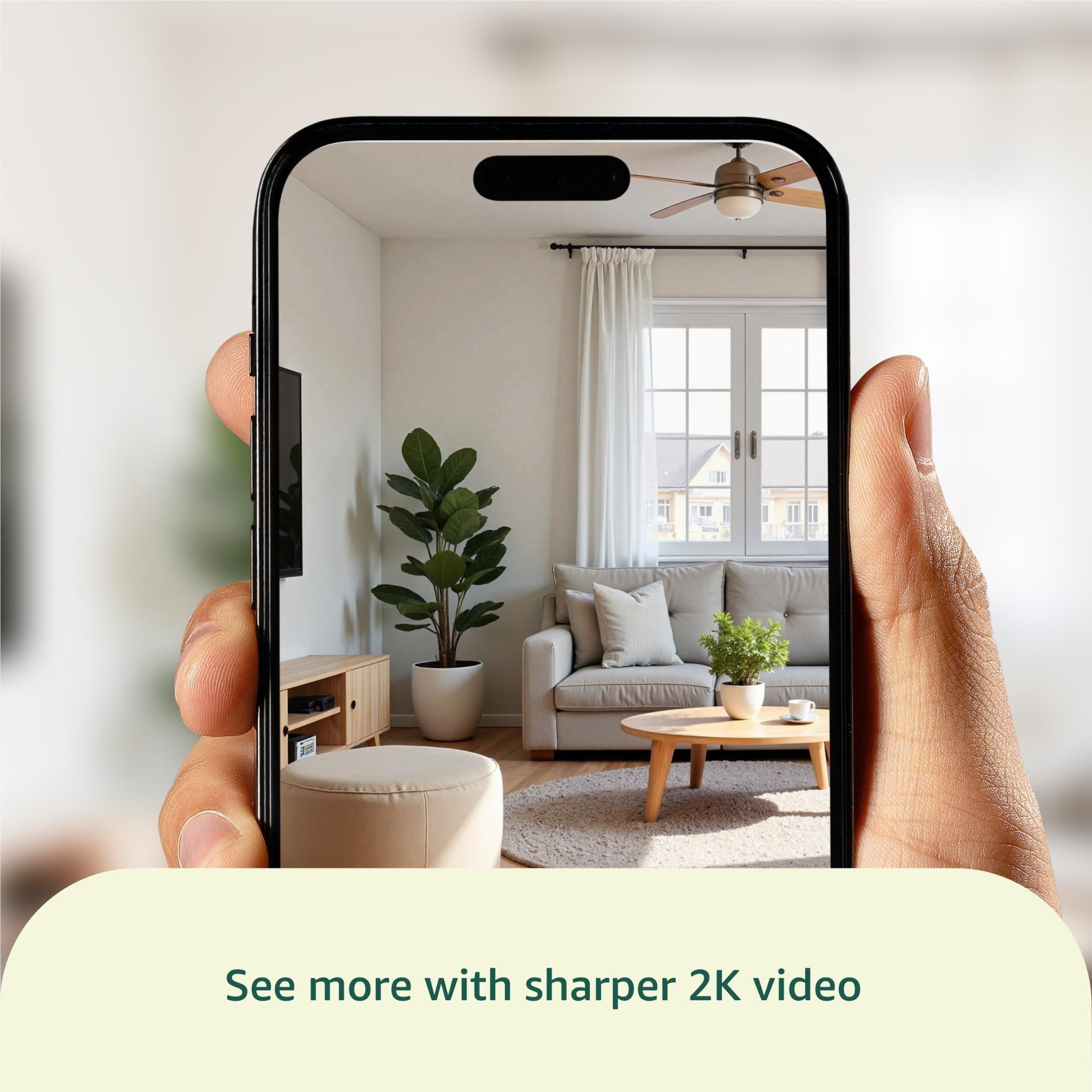 Blink Mini 2K+ Security Camera (White)