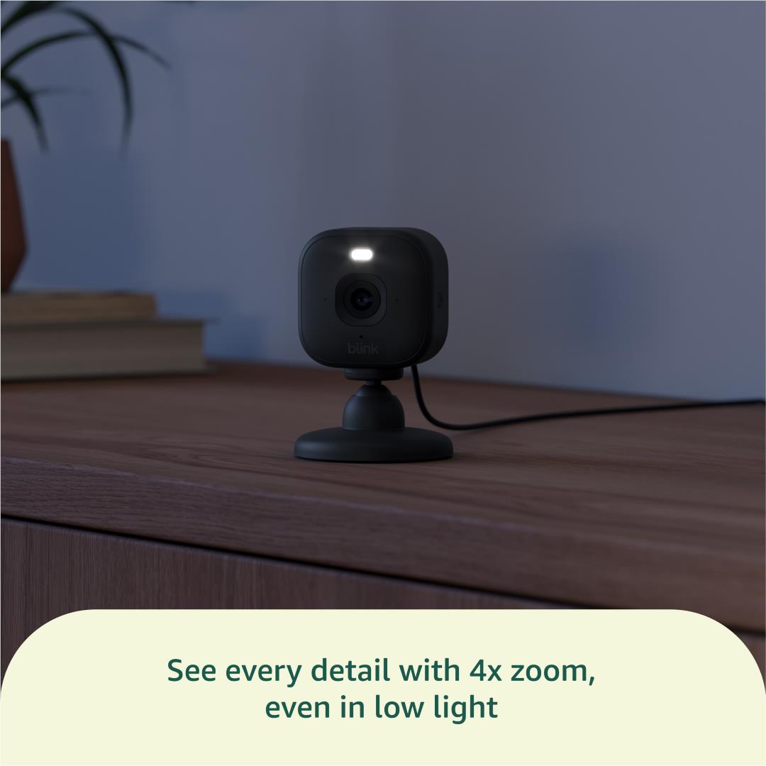 Blink Mini 2K+ Security Camera (Black)