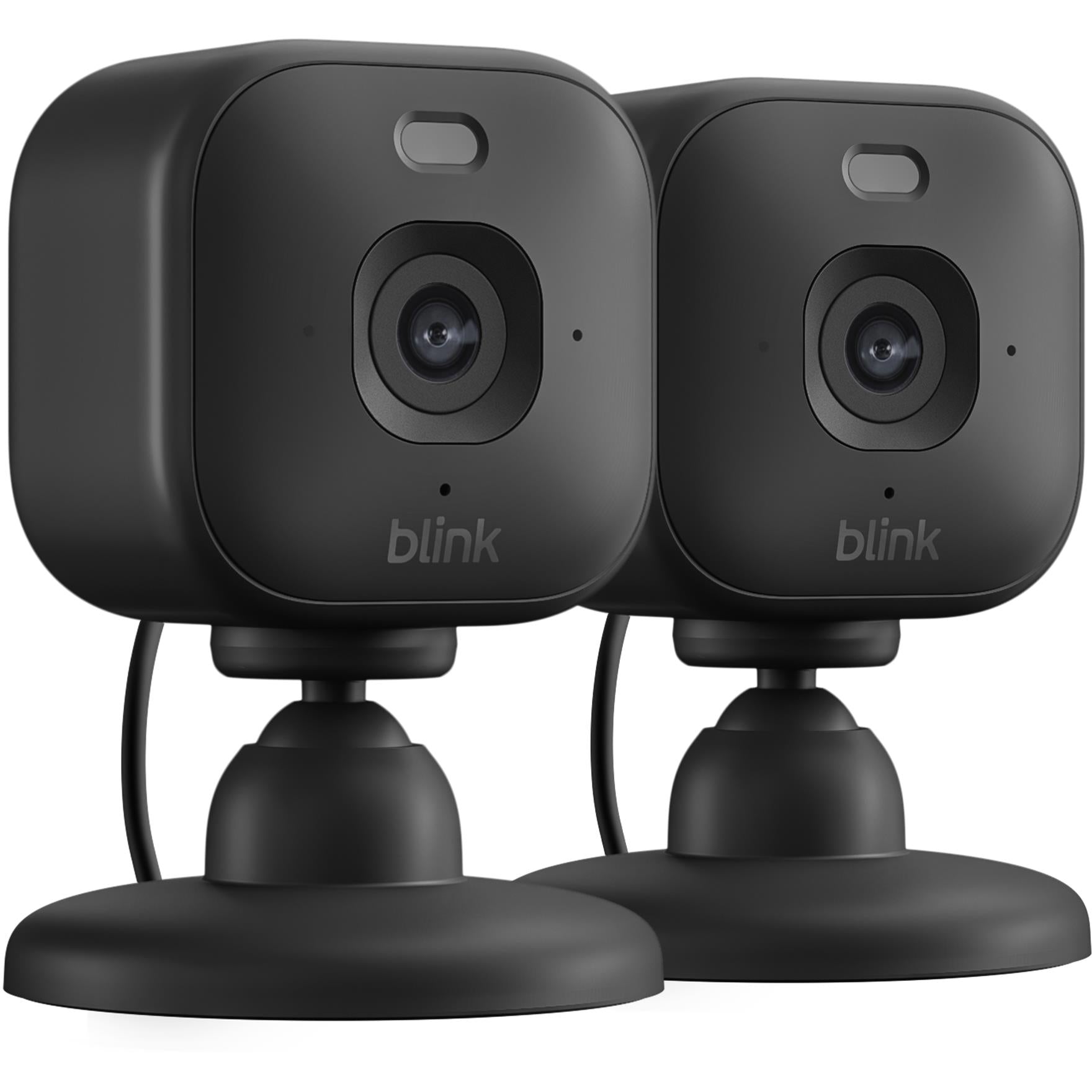 Blink Mini 2K+ Security Camera (Black) [2 Pack]