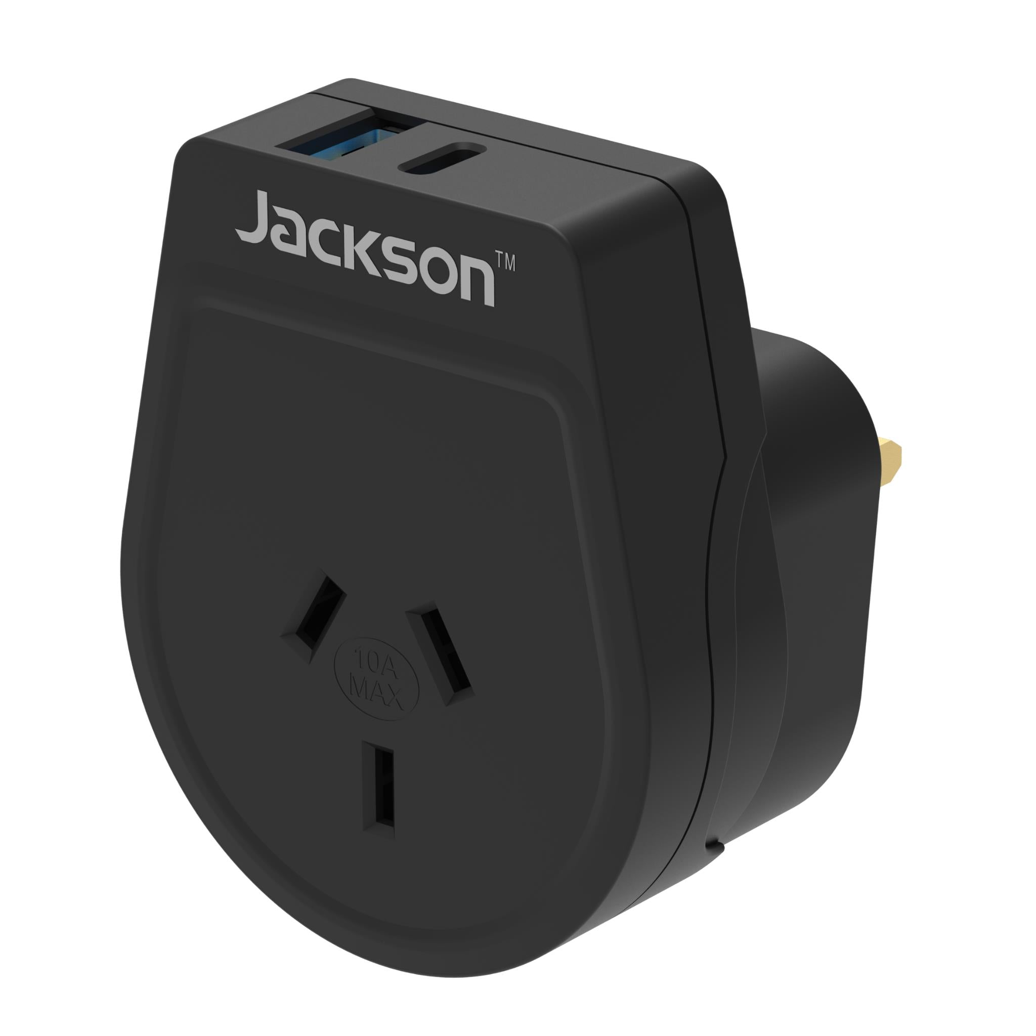 Jackson Outbound USB/C PD 20W Travel Adapter UK+ Hong Kong