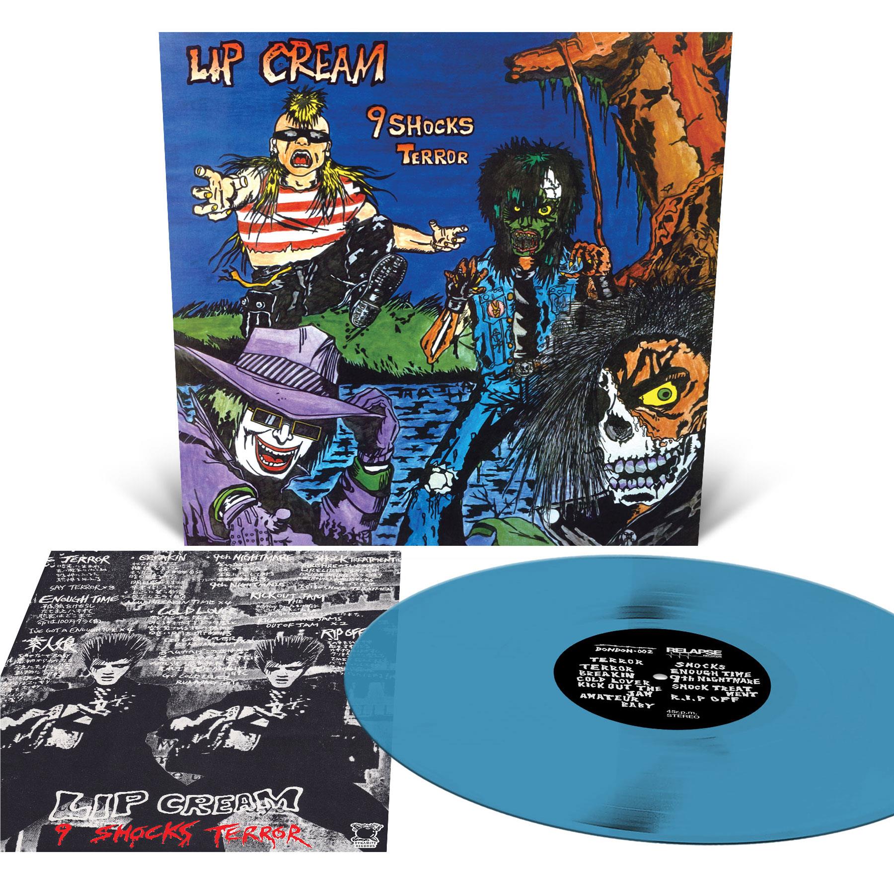 9 Shocks Terror (Blue Vinyl) - By: Lip Cream