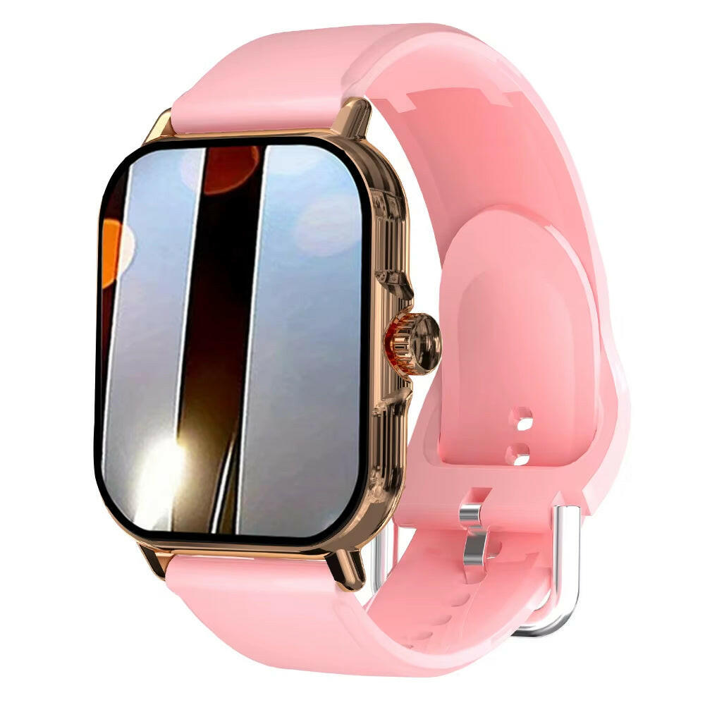 2024 Smartwatch for Men and Women - Full Touch Screen Fitness Tracker with Bluetooth Calling Function Pink