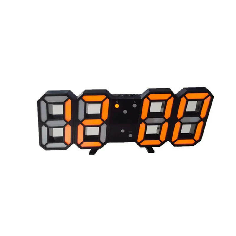 3D LED Digital Wall Clock