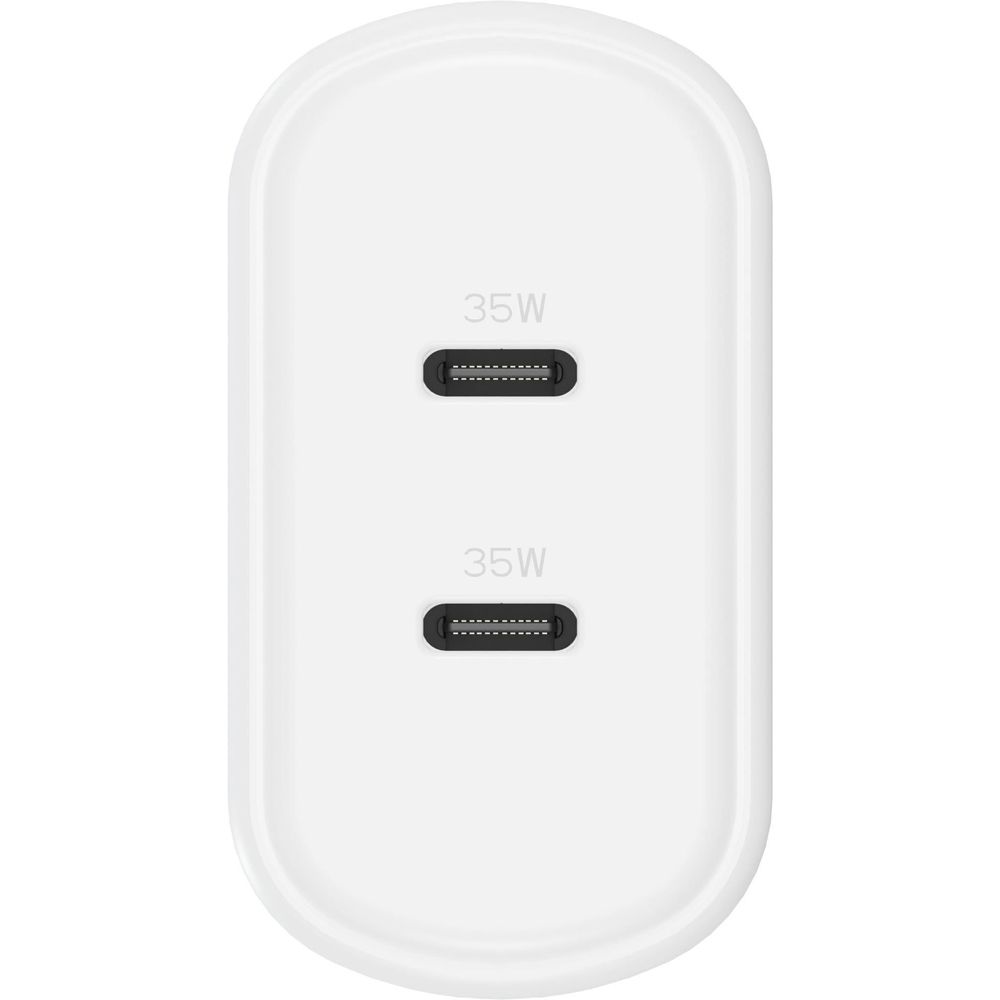 CY4353PDWCH - Cygnett 35W Dual USB-C Wall Charger AU - White