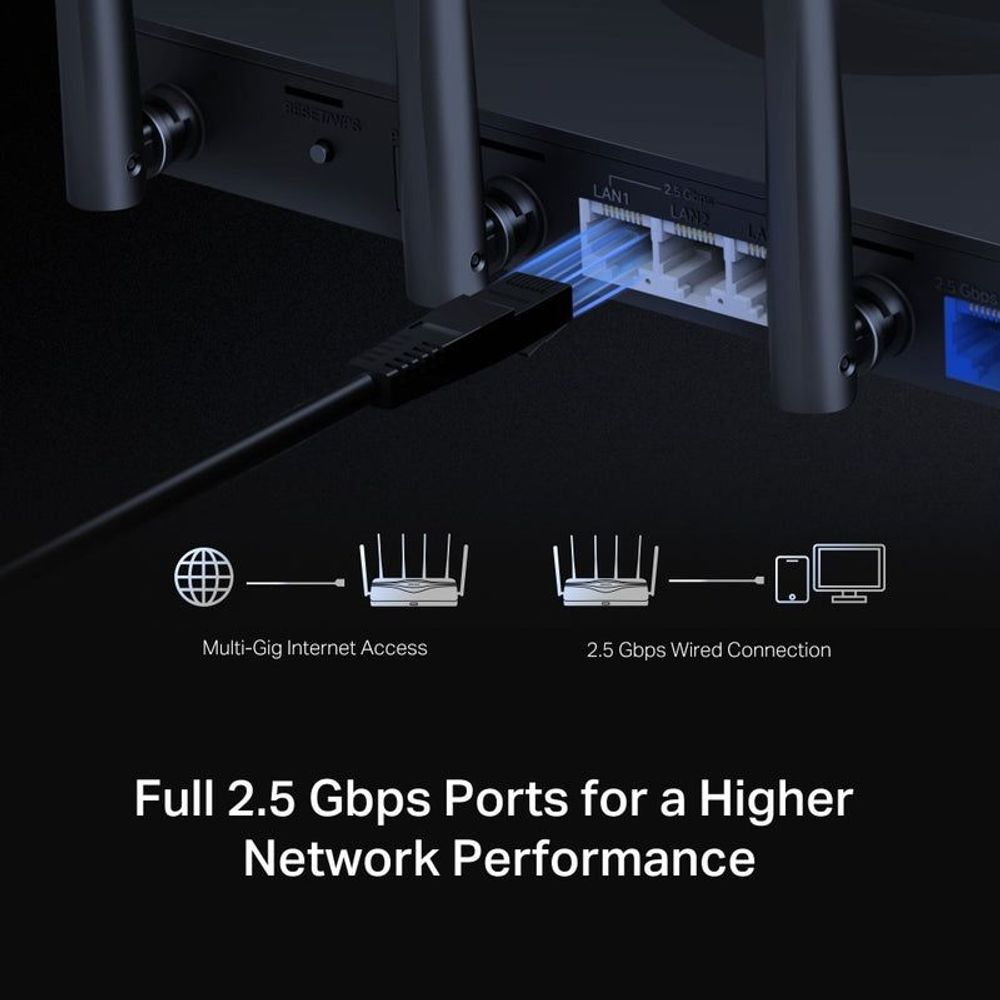 MER-MR47BE - Mercusys MR47BE, BE9300 Tri-Band Wi-Fi 7 Router