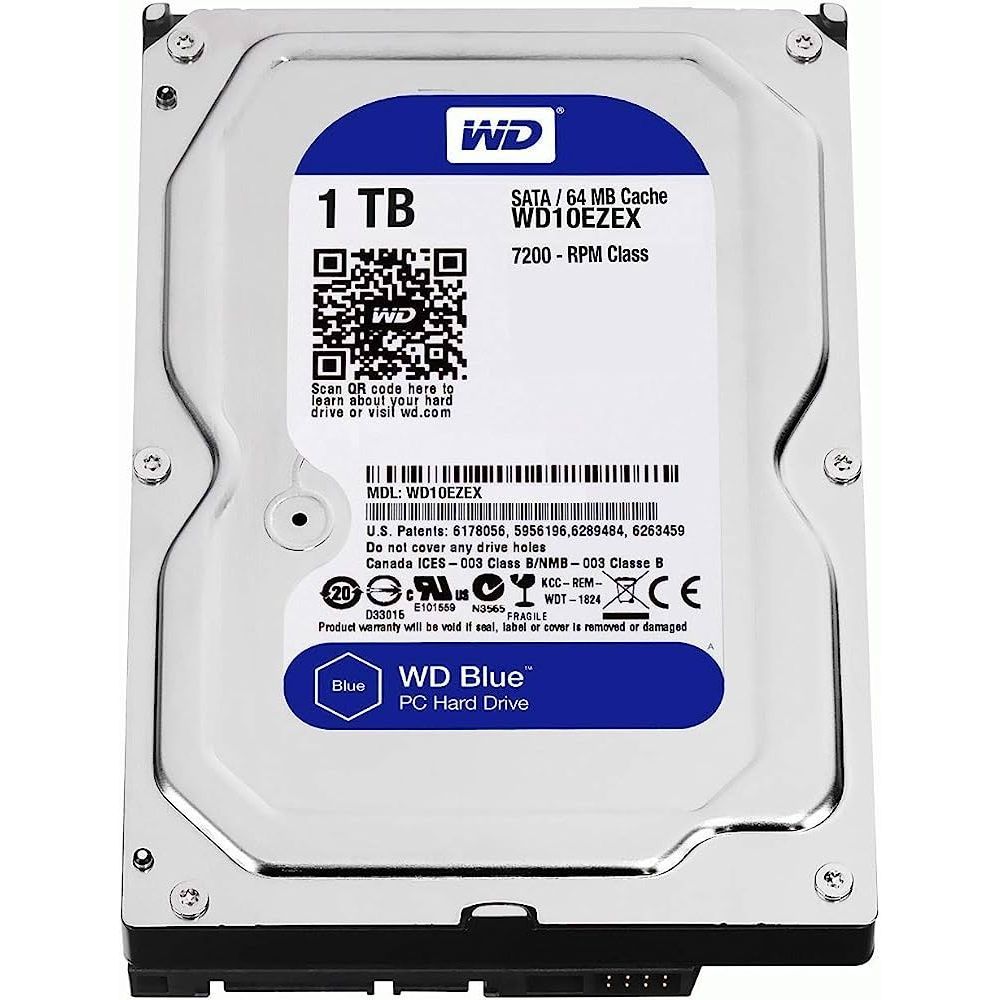 WD Blue 1TB SATA3 3.5" 64MB Cache 7200RPM