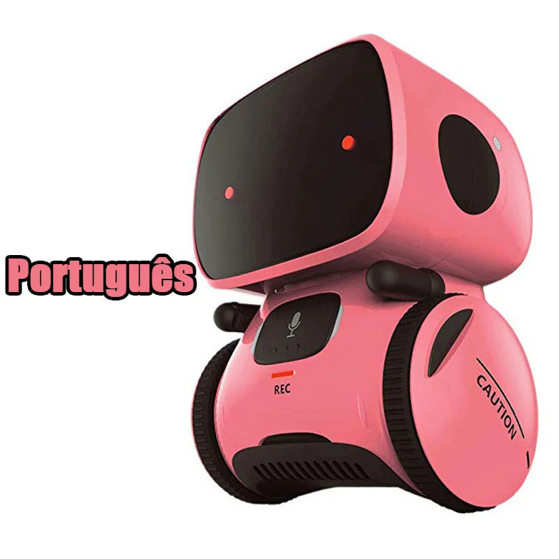 Interactive Voice-Controlled Smart Robot - Multiple Colours Portugal Pink