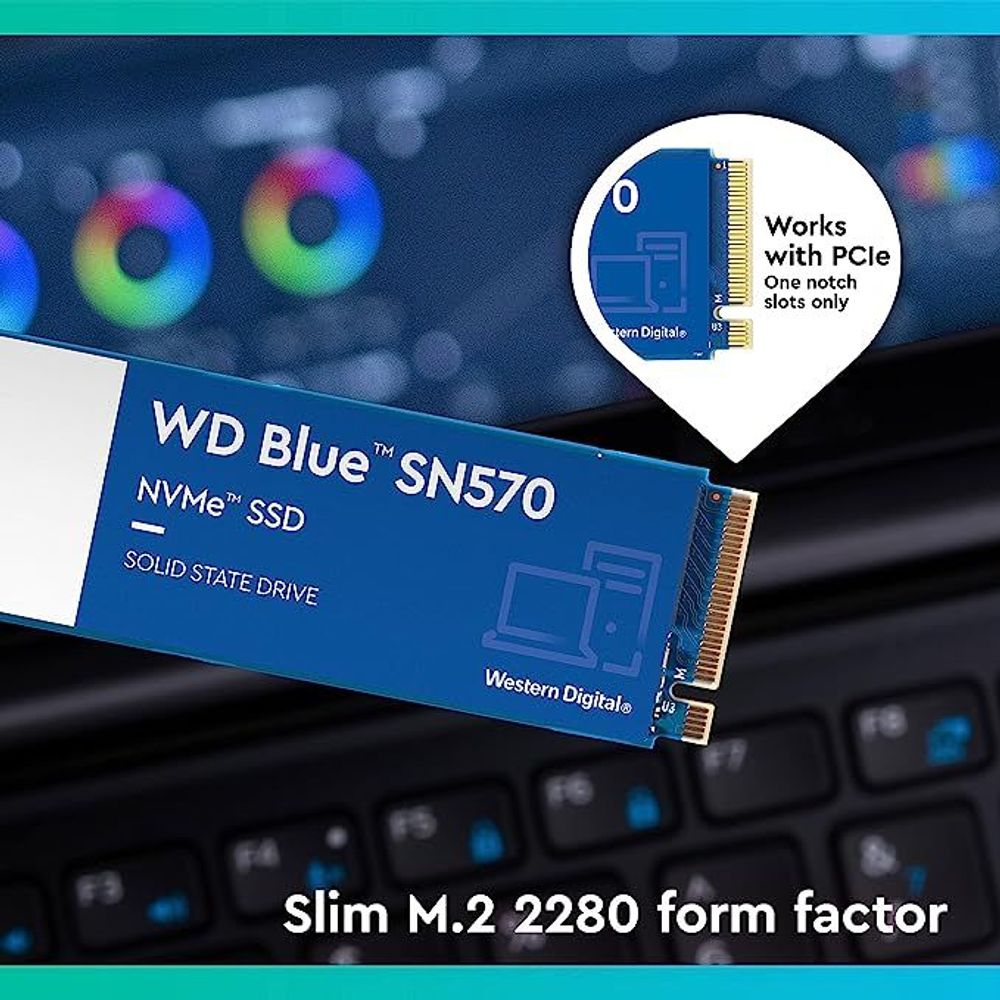 WD Blue 1TB SN570 M.2 NVMe SSD