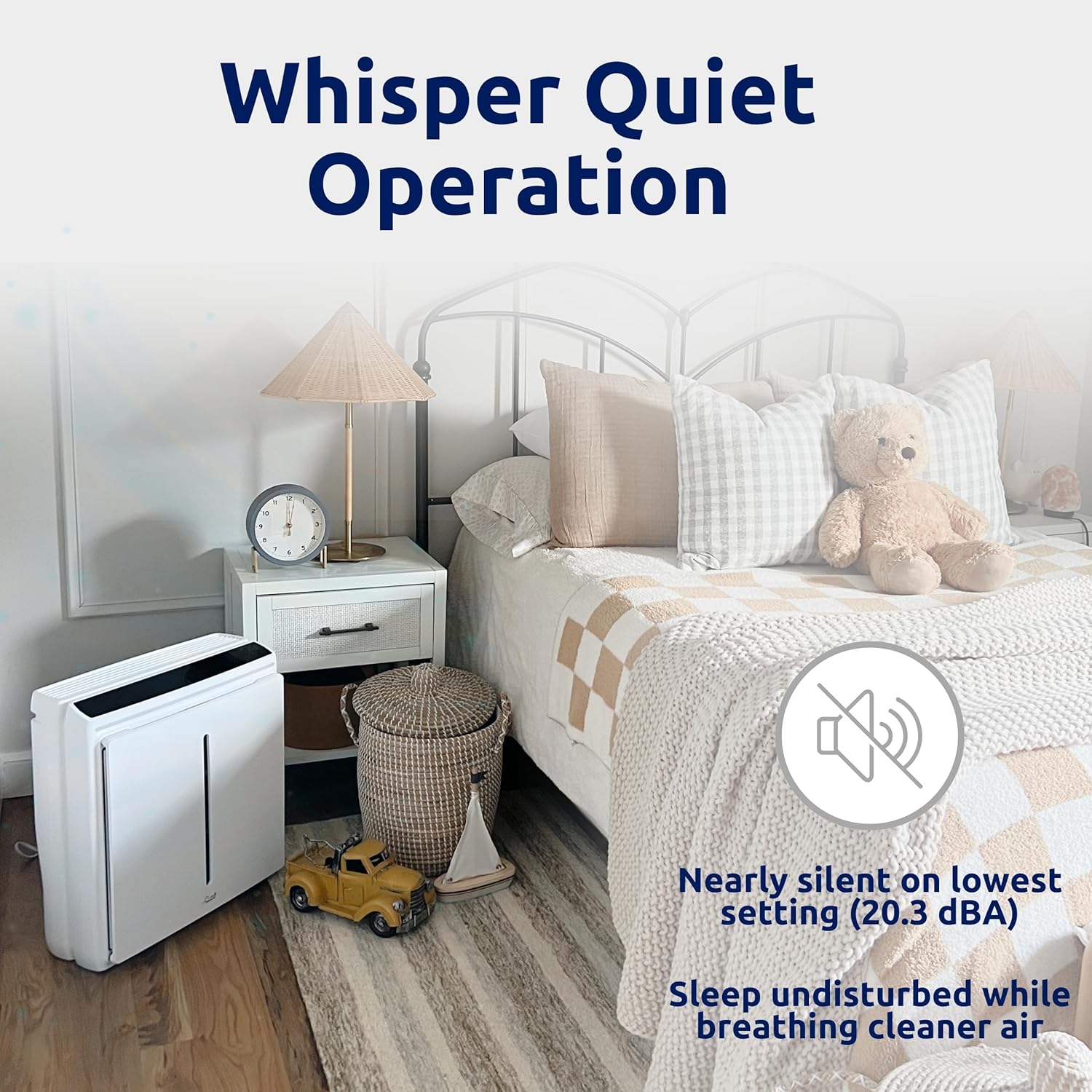 Rabbit Air A3 SPA-1000N Ultra Quiet HEPA Air Purifier