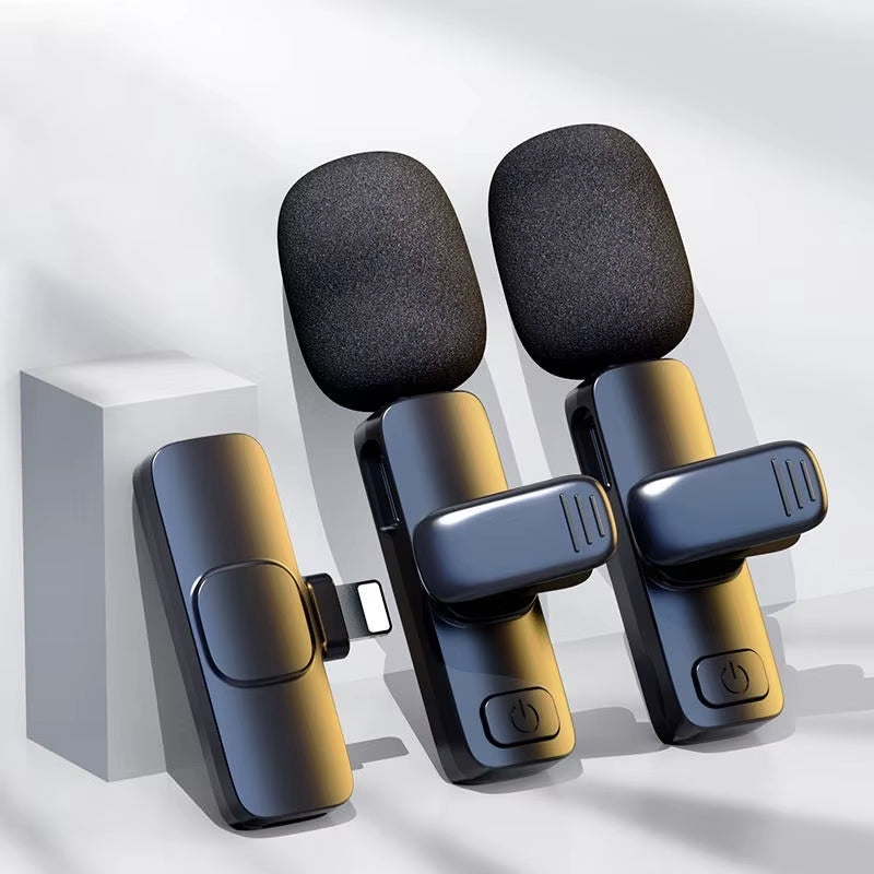 KEKAXI Portable Wireless Lapel Microphones