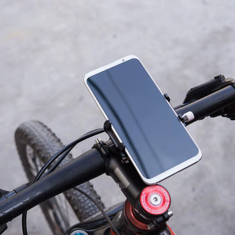 ZTTO Universal Bicycle Phone Holder - Durable Metal Mount for MTB, Road Bike, and Motorcycle