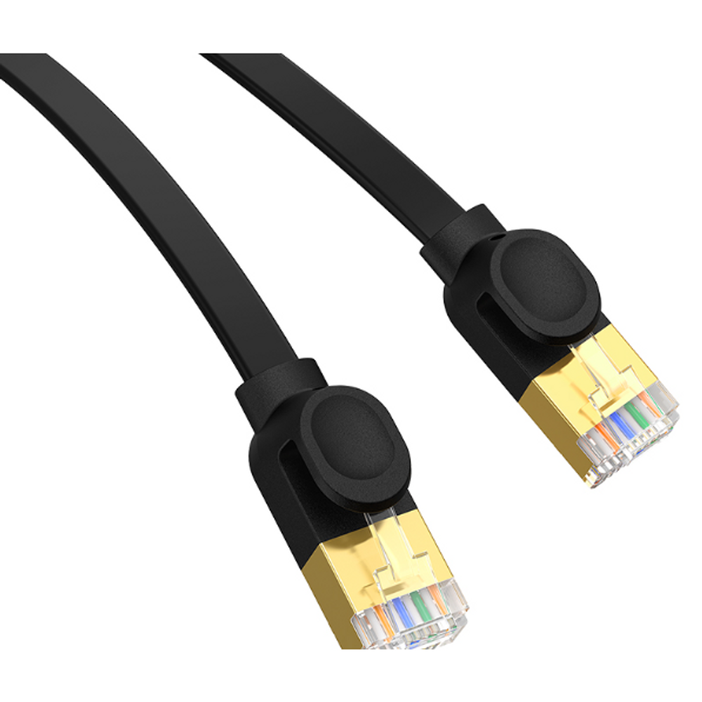 BAS37248 - Baseus High Speed CAT7 10Gigabit Ethernet Cable (Flat Cable) 3m Cluster Black