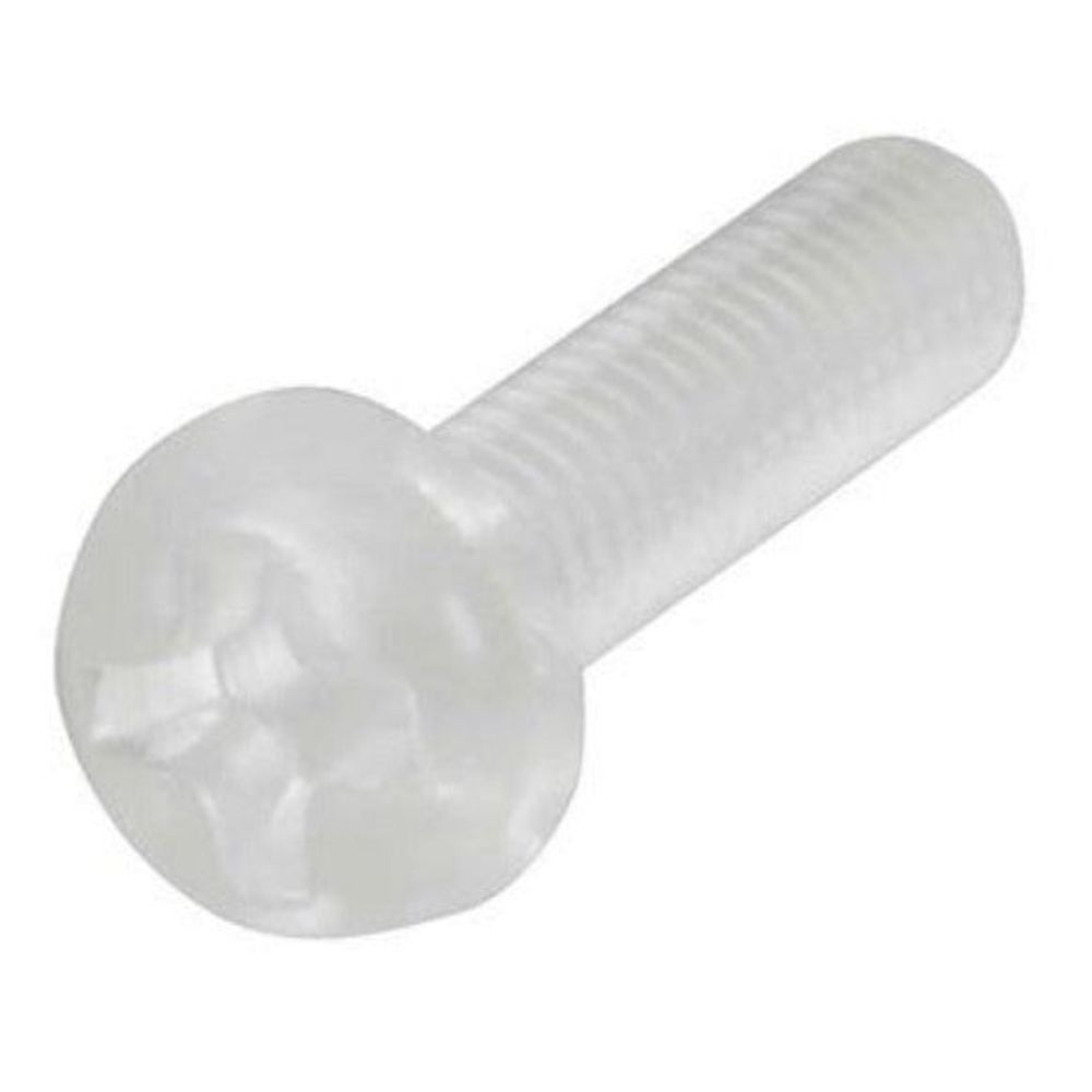 HP0161 SCREW NYLON M4X10MM PHIL R/HD PK100