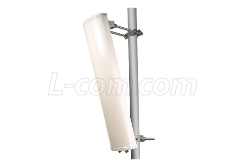 ANT-131 - L-com 2.4/ 4.9-5.8 GHz Dual Feed Dual Band 90 Deg Sector Antenna