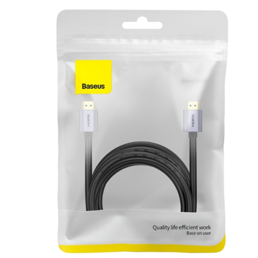 BAS08187 - Baseus High Definition Series Graphene HDMI to HDMI 4K Adapter Cable 5m Black