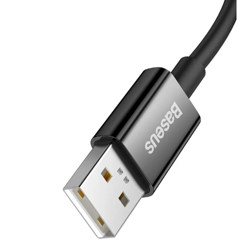 BAS12917 - Baseus Superior Series (SUPERVOOC) Fast Charging Data Cable USB to Type-C 65W 1m Black