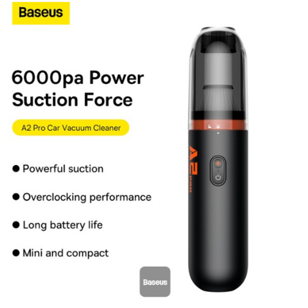 BAS14041 - Baseus A2Pro Car Vacuum Cleaner(6000pa) Black