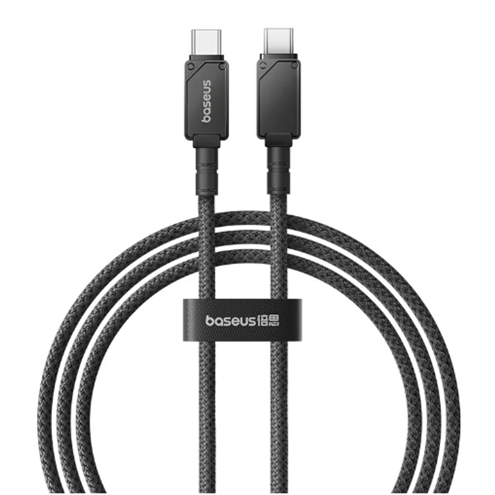 BAS33288 - Baseus Unbreakable Series Fast Charging Data Cable Type-C to Type-C 100W 1m Cluster Black