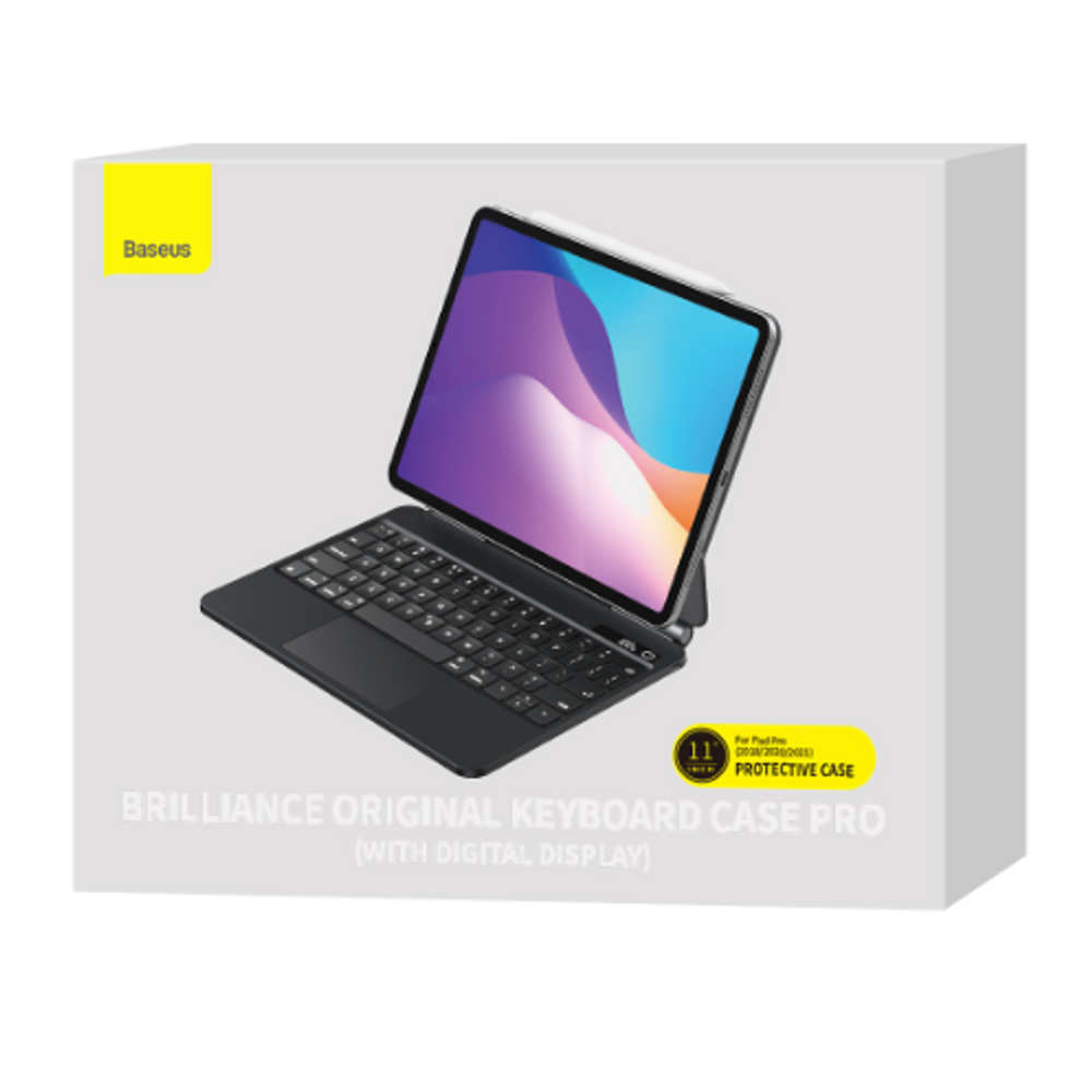 BAS34810 - Baseus Crystal Series HD Tempered Glass Screen Protector for iPad Pro 11-inch (2018/2020/2021/2022)/iPad Air4/Air5 10.9-inch, Clear (Pack of 1, with dust-proof installation tool and cleaning kit)