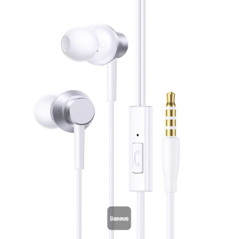 BAS45700 - Baseus Encok HZ11 Wired Earphones Moon White