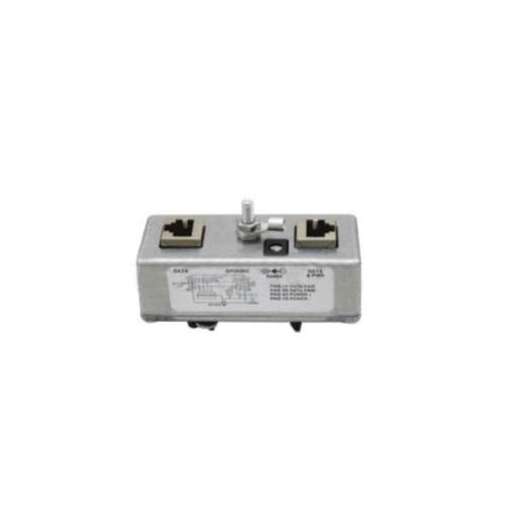 BTD-CAT5-P1J - L-com Single Port DIN Mount CAT5 Passive PoE Midspan Injector