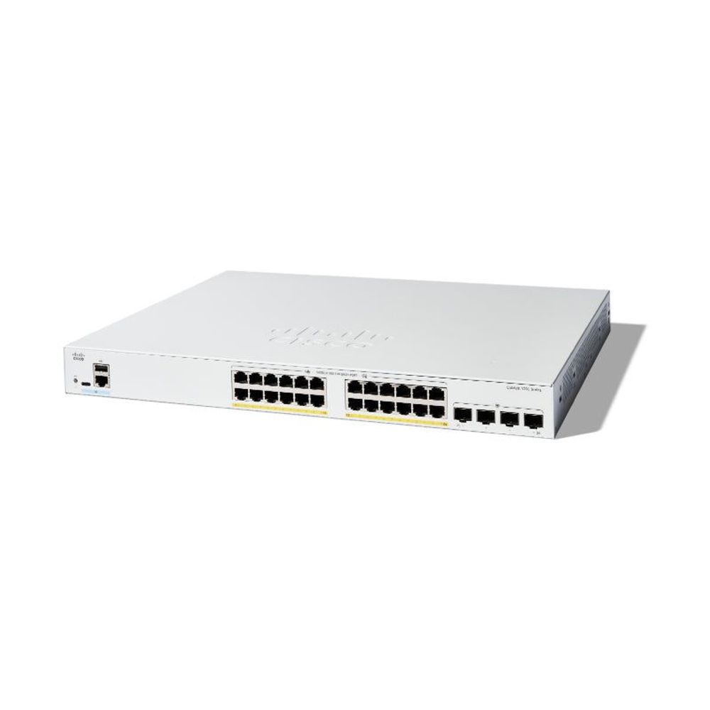 C1200-24FP-4G - Cisco Catalyst 1200 24-port GE, Full PoE, 4x1G