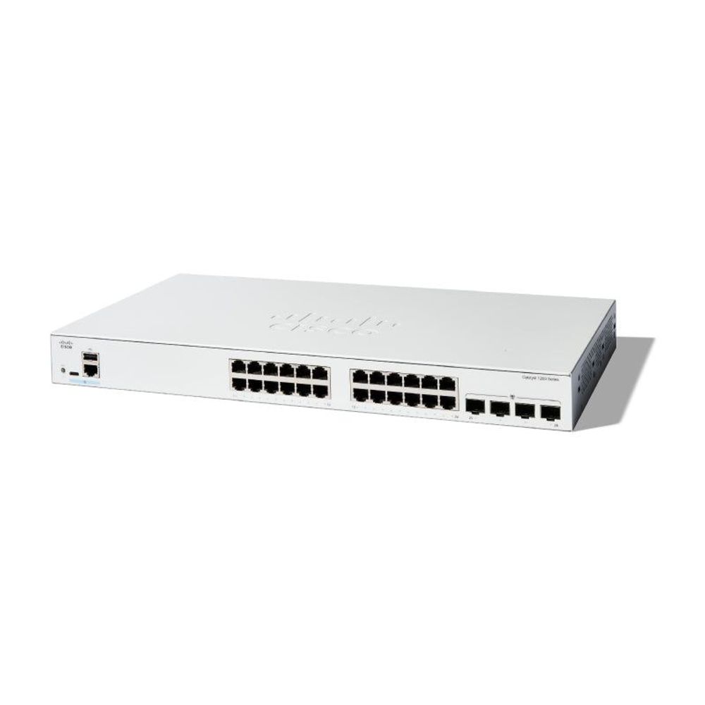 C1200-24T-4G - Catalyst 1200 24-port GE, 4x1G SFP, Managed Switch (no PoE)